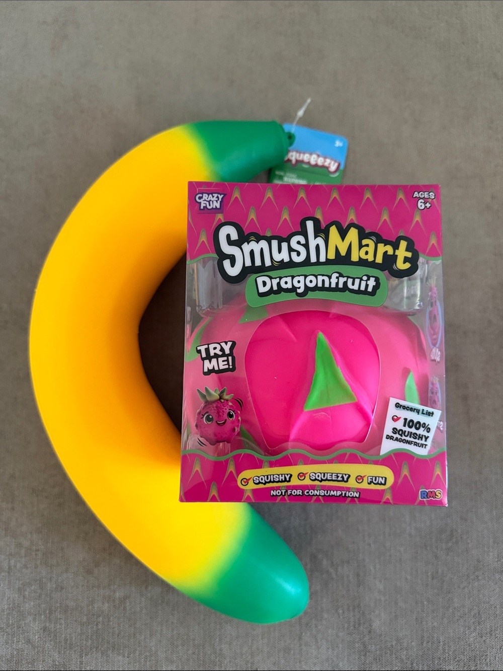 SmushMart Dragonfruit & Sunny Days Squeezy Banana